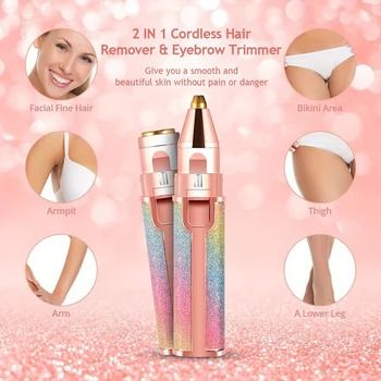 🌟 2-in-1 Eyebrow Trimmer 🌟