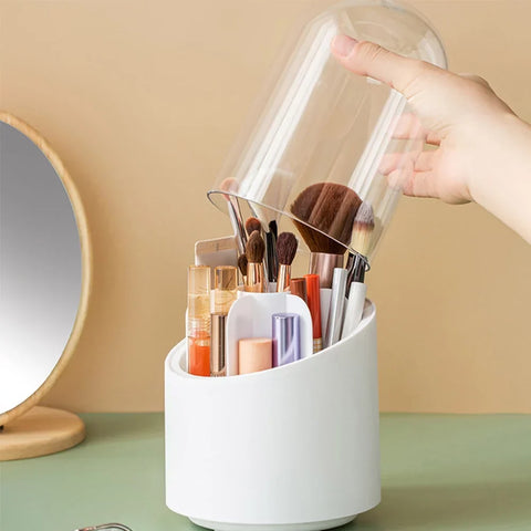 360° Rotatable Makeup Brush Organizer – 🎨✨ TWO VARIANT