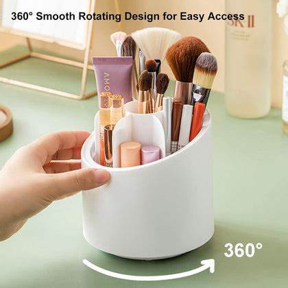 360° Rotatable Makeup Brush Organizer – 🎨✨ TWO VARIANT