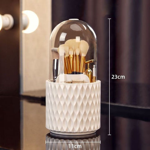 360° Rotatable Makeup Brush Organizer – 🎨✨ TWO VARIANT