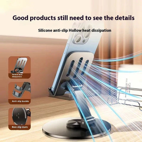 360-Degree Rotating All-Metal Universal Stand